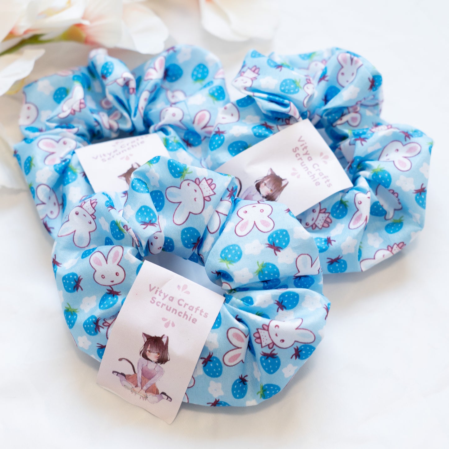 Bunny world | Scrunchie Blue