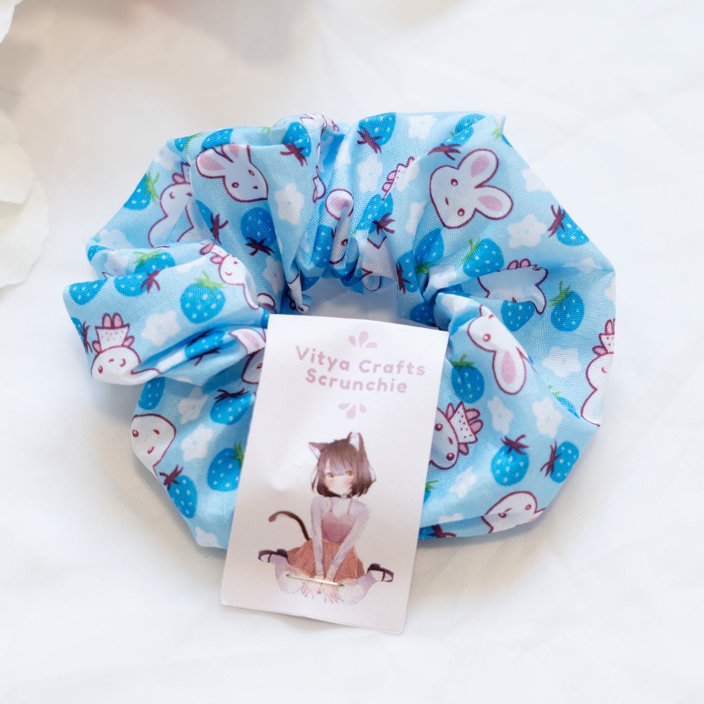 Bunny world | Scrunchie Blue